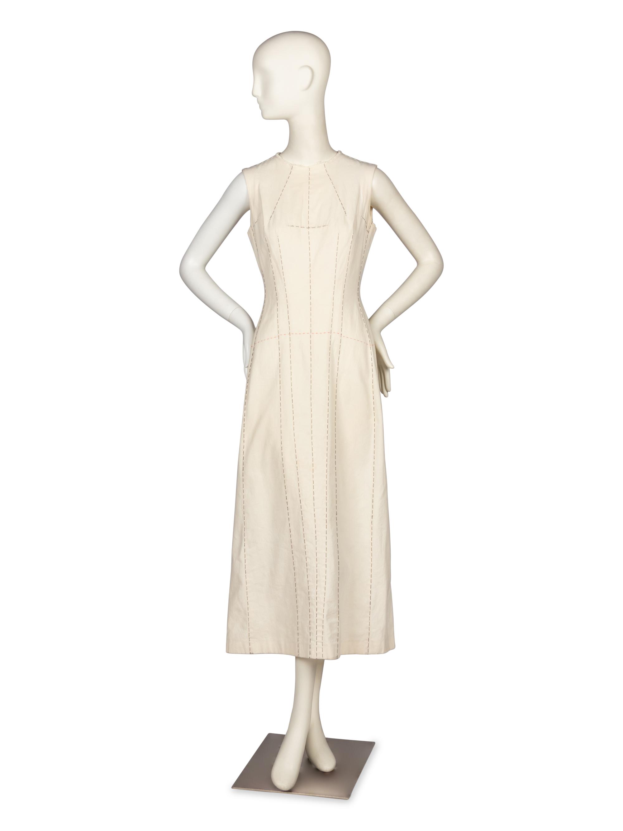 Yohji Yamamoto, Topstitched Dress, S/S 2000