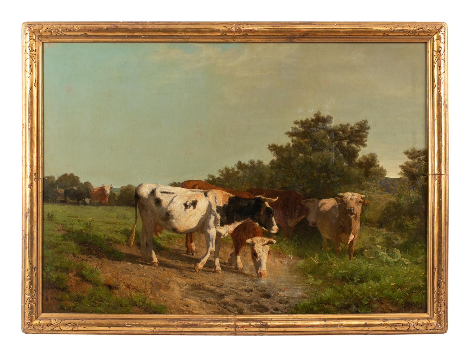 Cattle at the Stream
