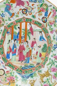 Nine Chinese Famille Rose Porcelain Articles