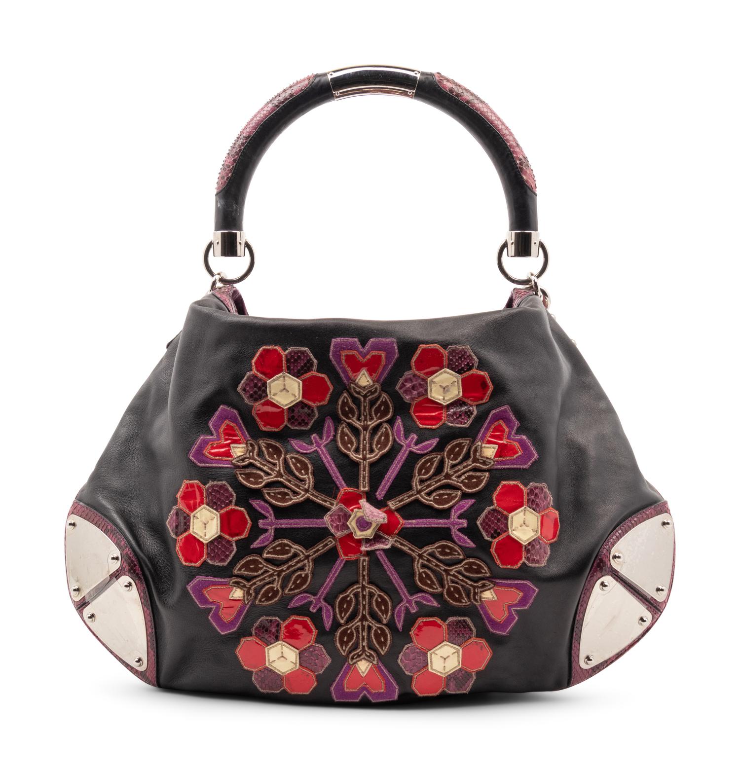 Collection of Four Designer Bags; One YSL, Two Moschino, One Gucci, 1980s-2007