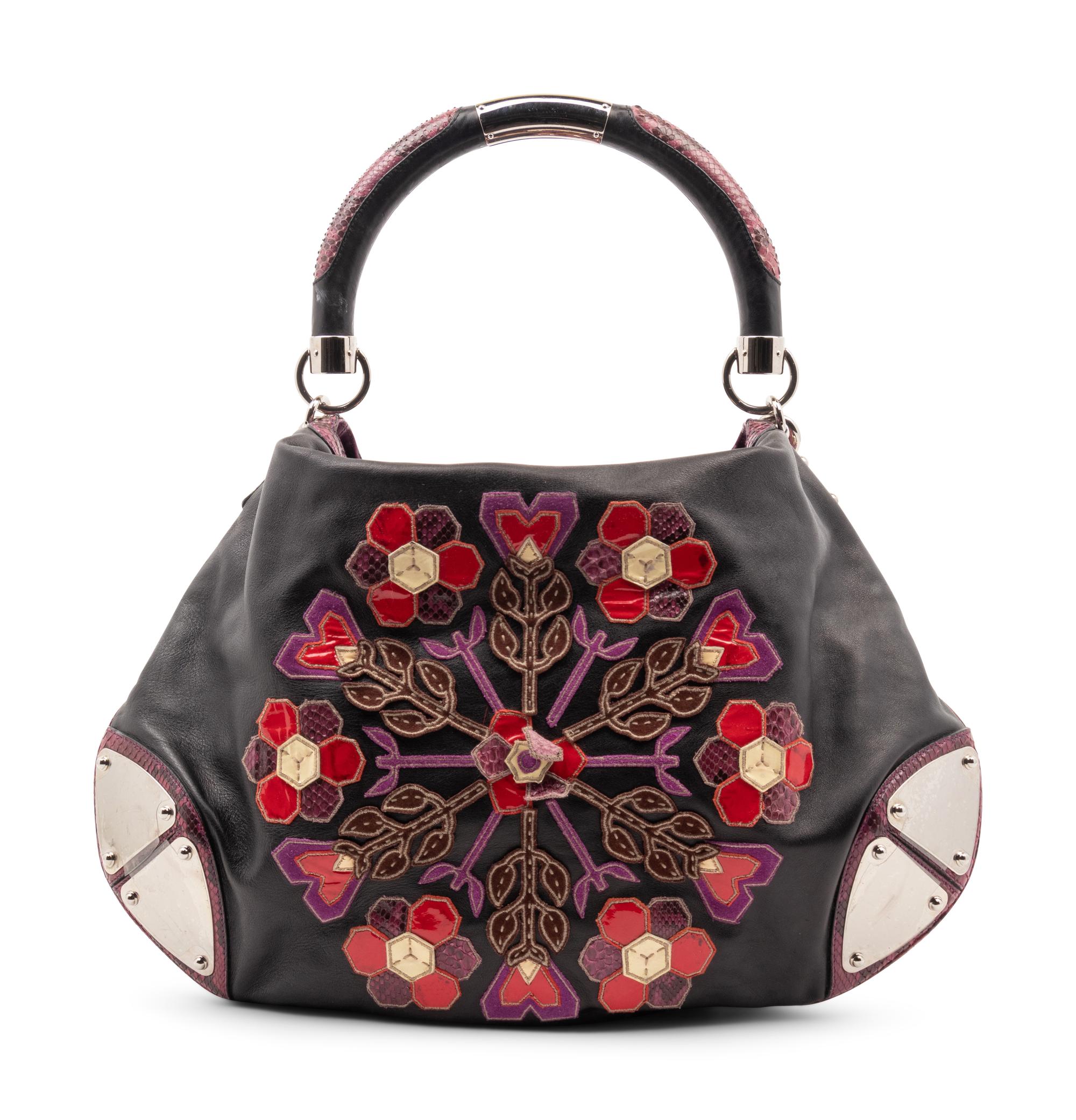 Collection of Four Designer Bags; One YSL, Two Moschino, One Gucci, 1980s-2007