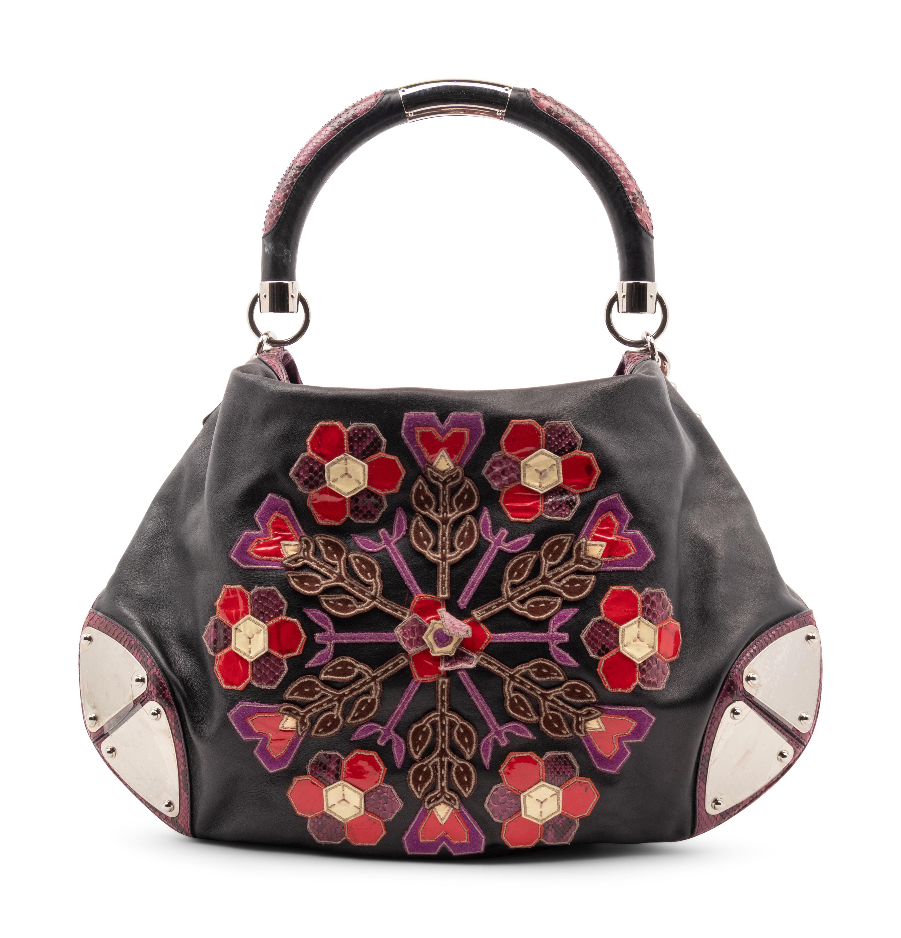 Collection of Four Designer Bags; One YSL, Two Moschino, One Gucci, 1980s-2007