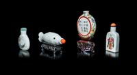 Four Chinese Snuff Bottles