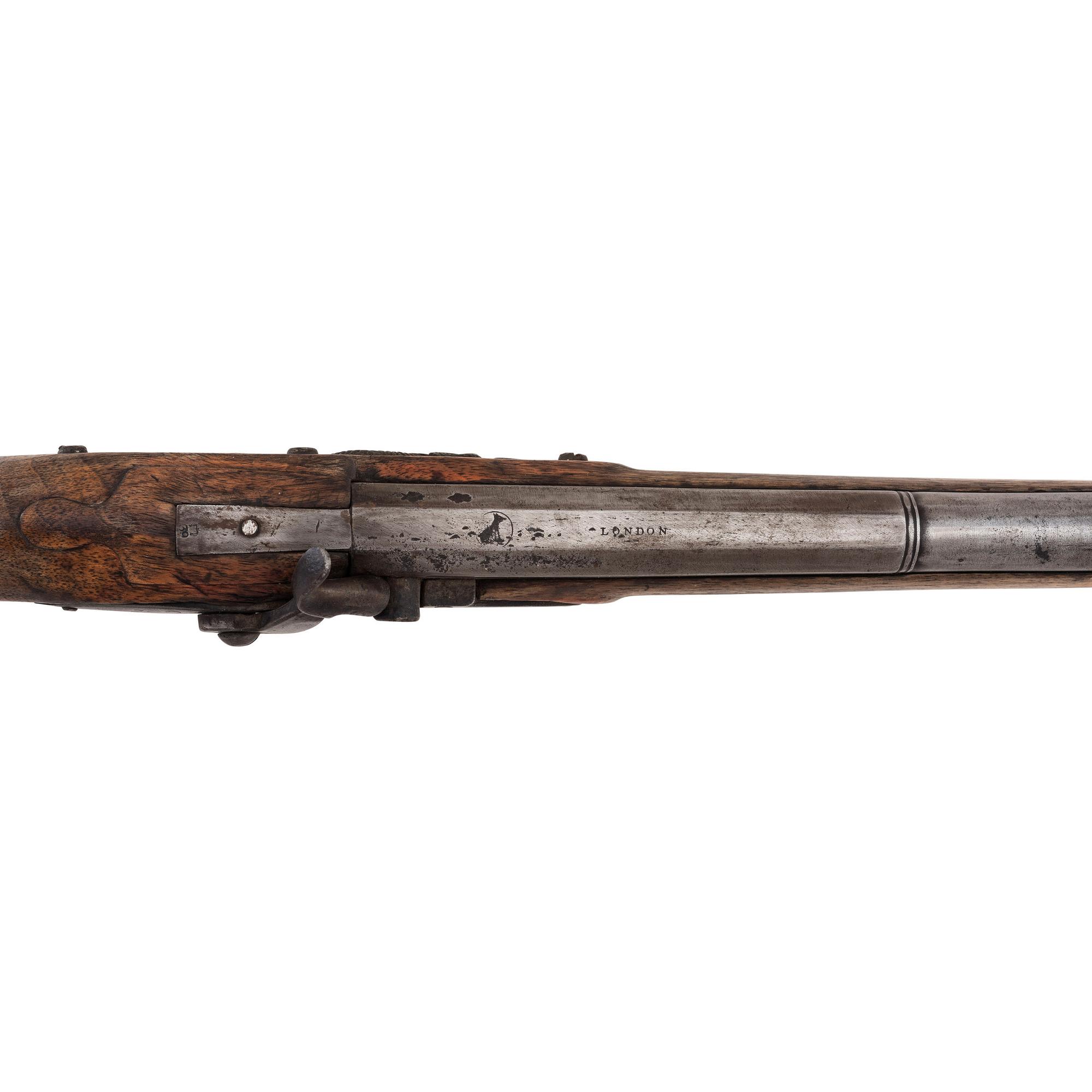 Percussion Altered British Board of Ordnance Trade Gun by Dawes