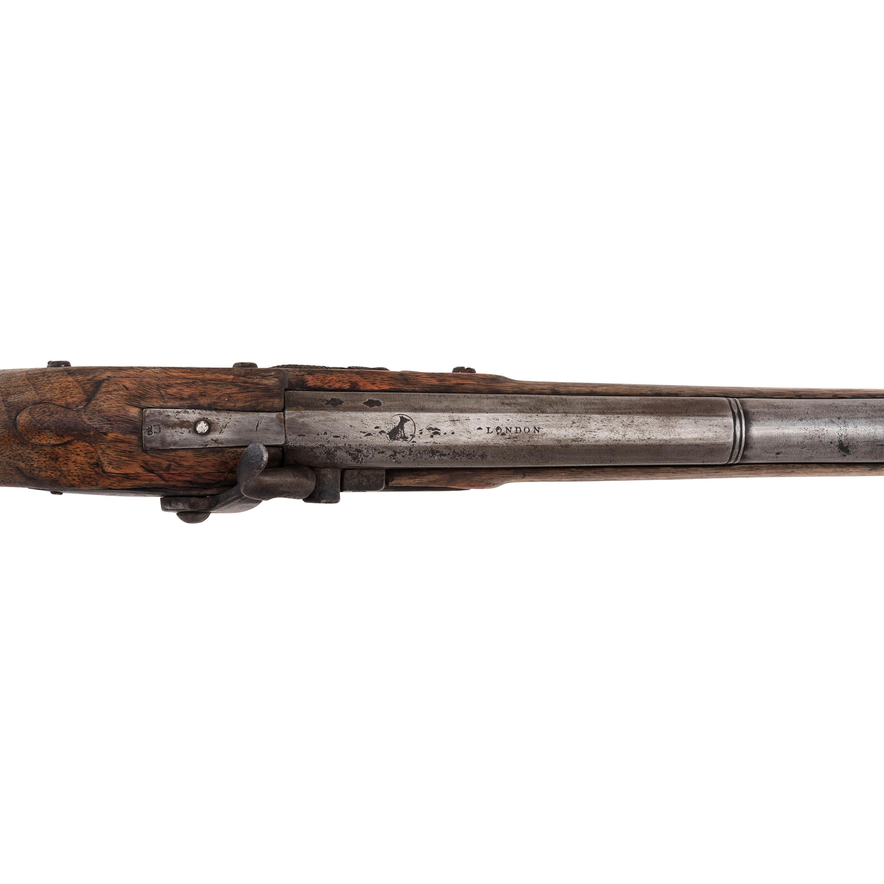 Percussion Altered British Board of Ordnance Trade Gun by Dawes