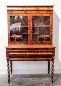 An American Classical Mahogany Bookcase Height 5 feet 1/4 inches overall. — MID 19TH CENTURY
