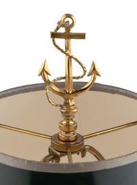 A Brass Ship's Binnacle Mounted as a Lamp