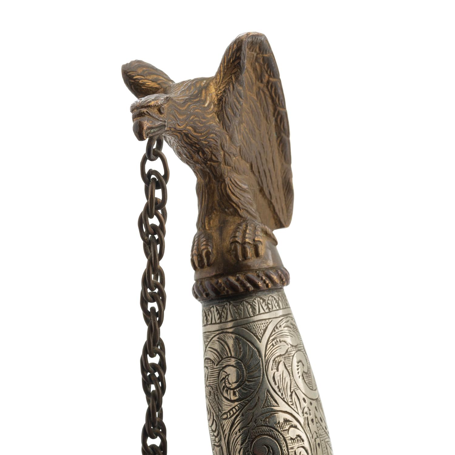Pre-Civil War Silver Hilted Eagle Pommel Militia Presentation Sword of John Starkweather - Milwaukee Light Guard and later Civil War General