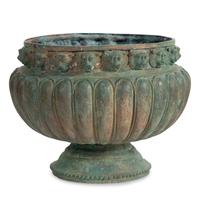 A Patinated Cast Metal Jardiniere