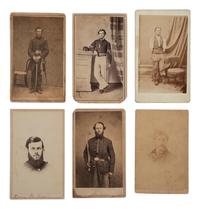 [CIVIL WAR]. A group of 19 CDVs of Union officers and enlistedmen, some identified.