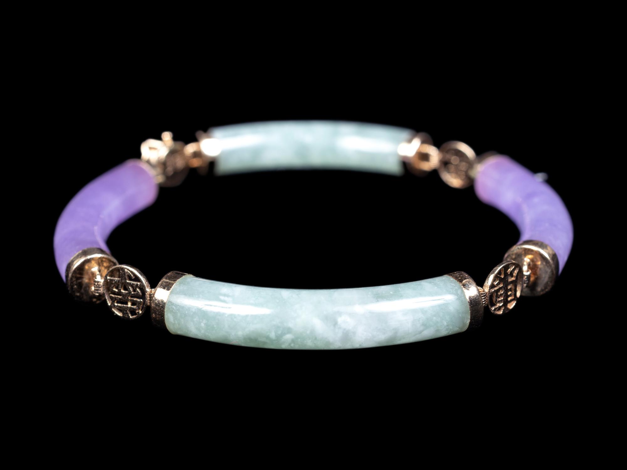 A Collection of Chinese Jadeite Bracelets