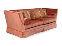 A Velvet Upholstered Knole Sofa