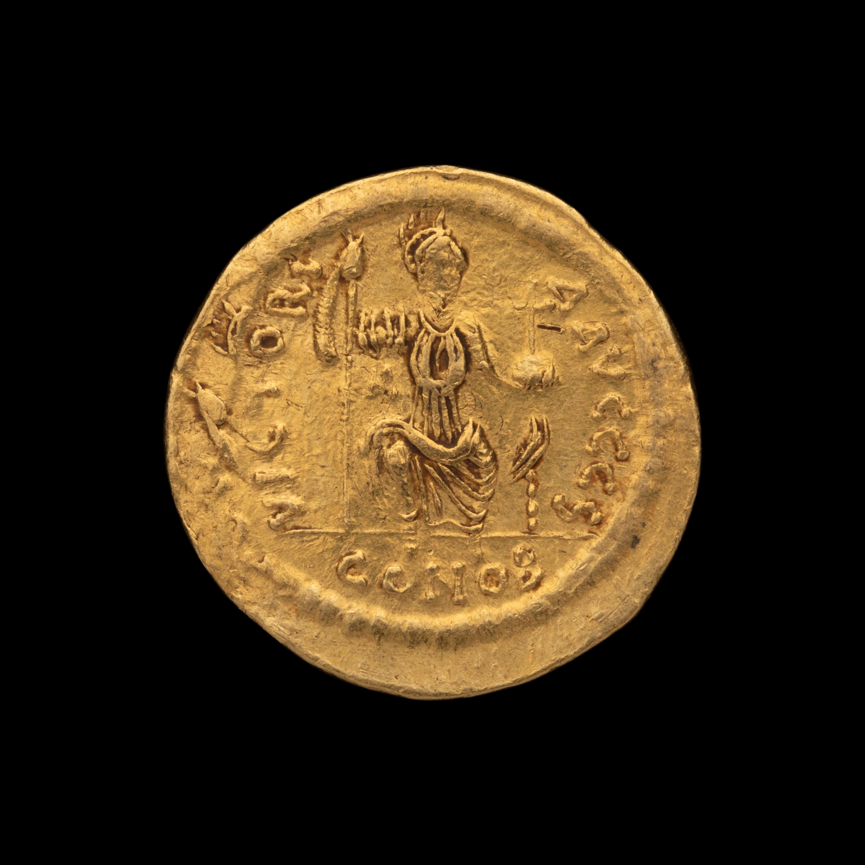 [ANCIENTS] EASTERN ROMAN EMPIRE. Justin II (c. 567-578 AD). Av Solidus (4.5g, 22mm)