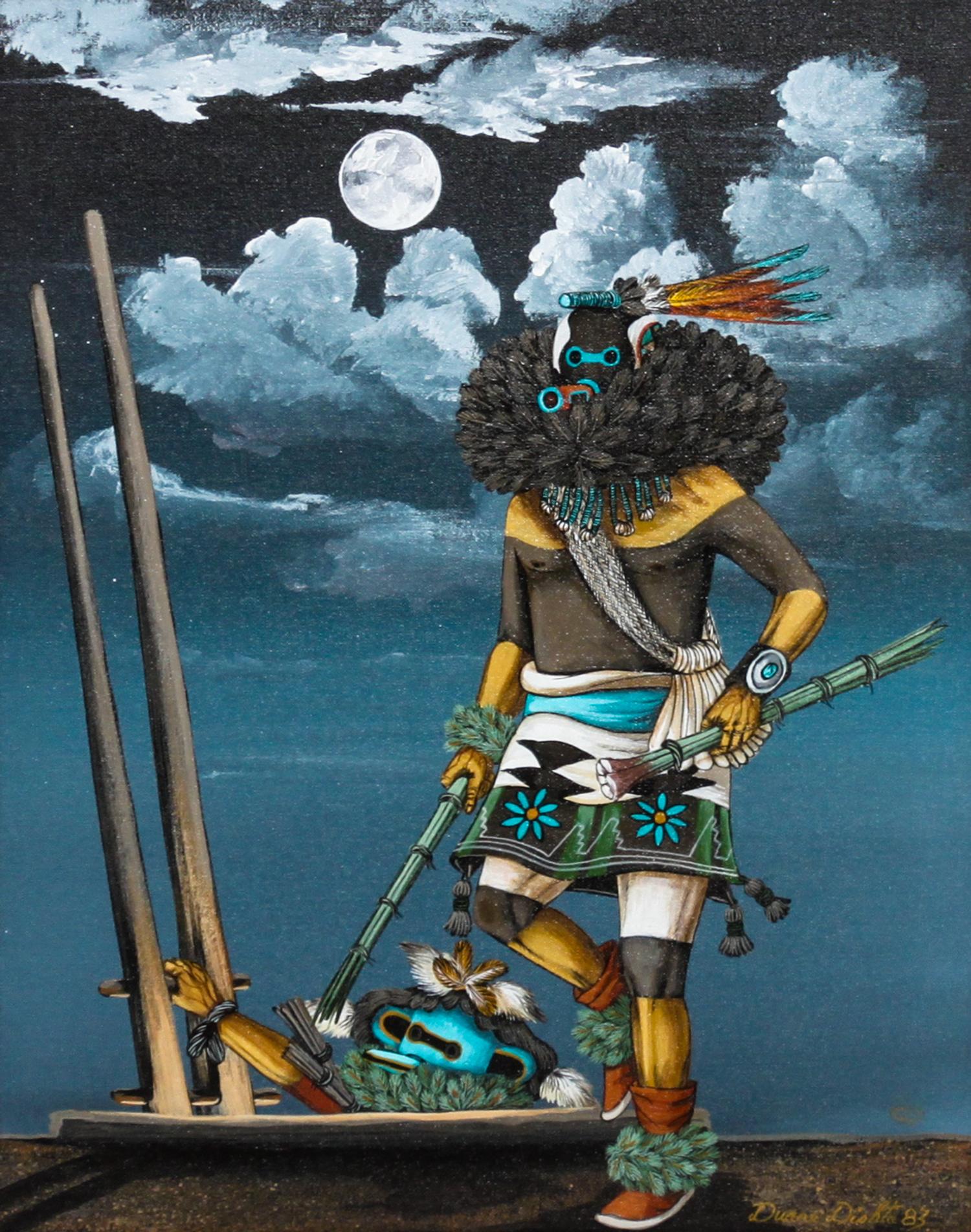 Duane Dishta, (Zuni, 1946-2011), Kachina Dancers, 1983