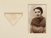 RAND, Ayn (1905-1982). Clipped signature ("Ayn Rand").