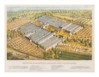 [CIVIL WAR]. MAGNUS, Charles, artist. Satterlee USA General Hospital, West Philadelphia . Philadelphia, 1864.