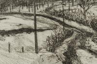 Adams St. Bridge and Untitled (Snow Scene)