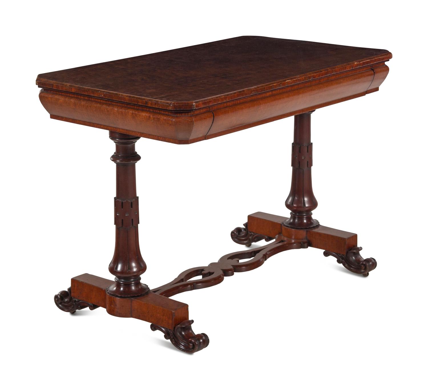 A Continental Mahogany Sofa Table