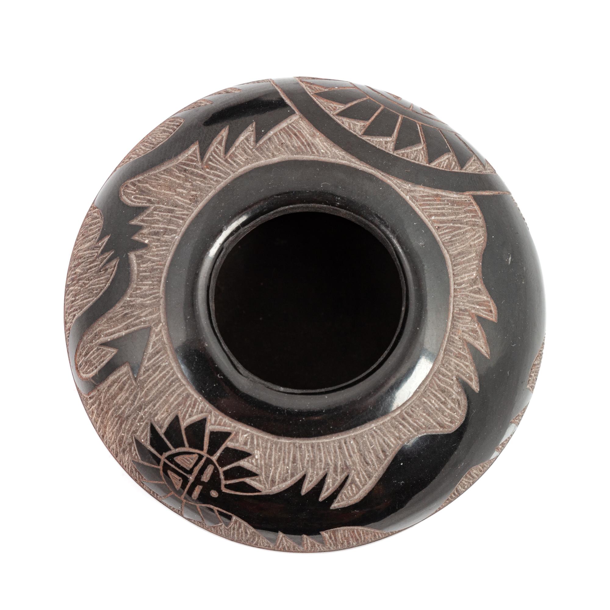 Miniature Sgraffito Jars