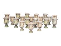 A Set of Twenty-One MacKenzie-Childs MacLachlan Ceramic Mugs