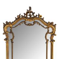 A Continental Giltwood and Onyx Console Table and Pier Mirror