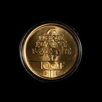 *A French Republic 1986 Statue of Liberty Centennial 100 Franc Gold Coin