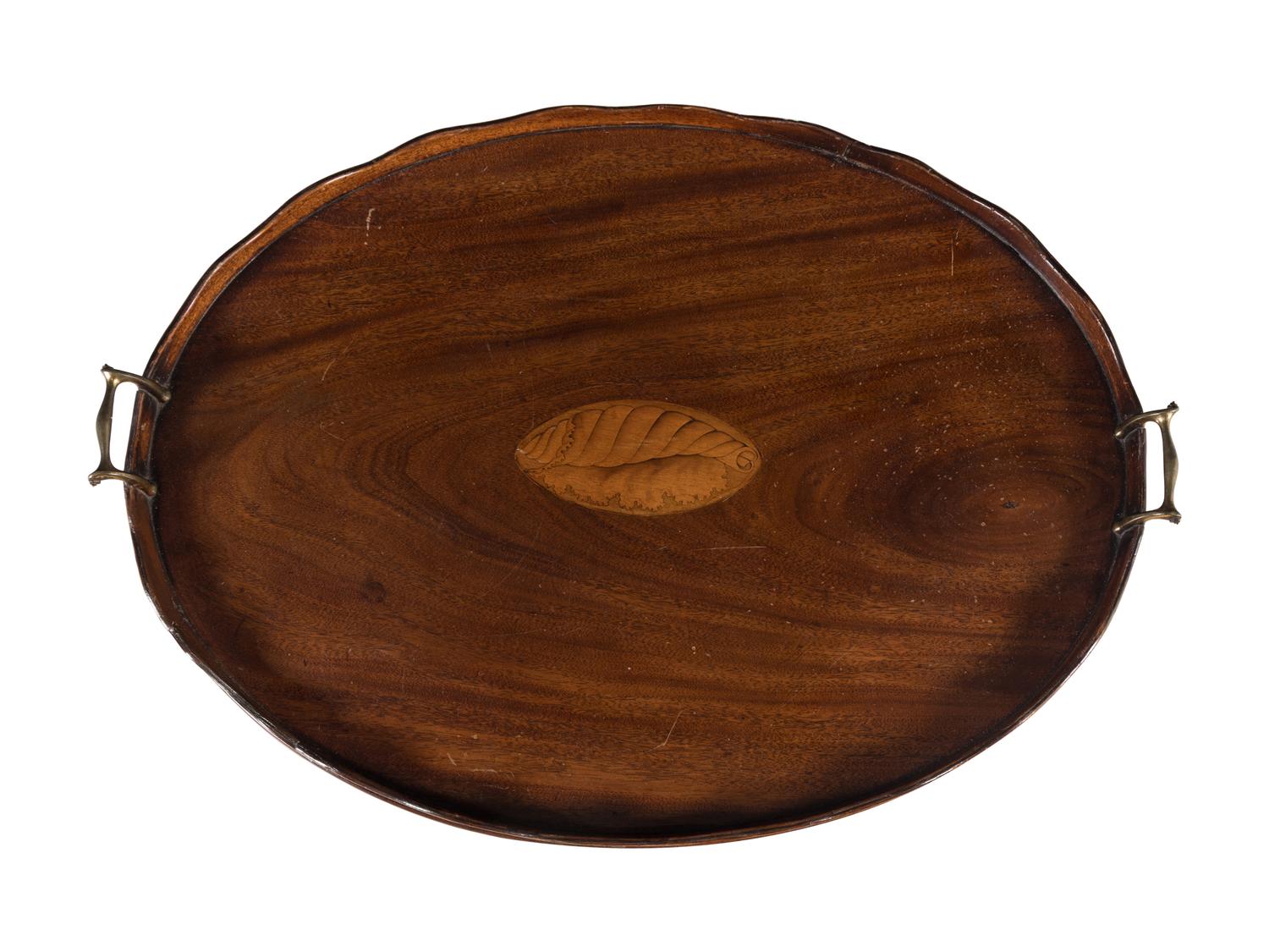 An English Mahogany Low Tray Table