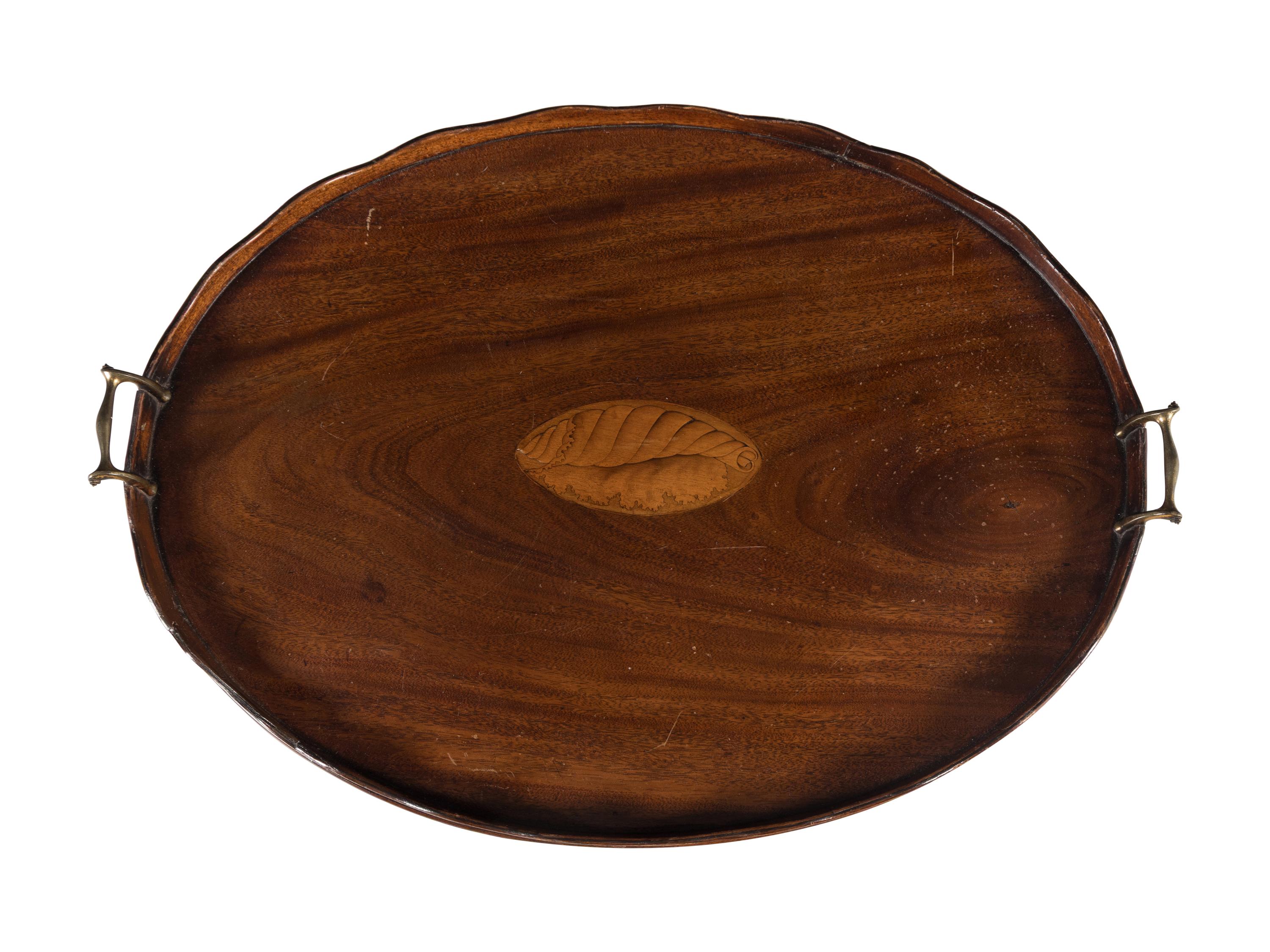 An English Mahogany Low Tray Table