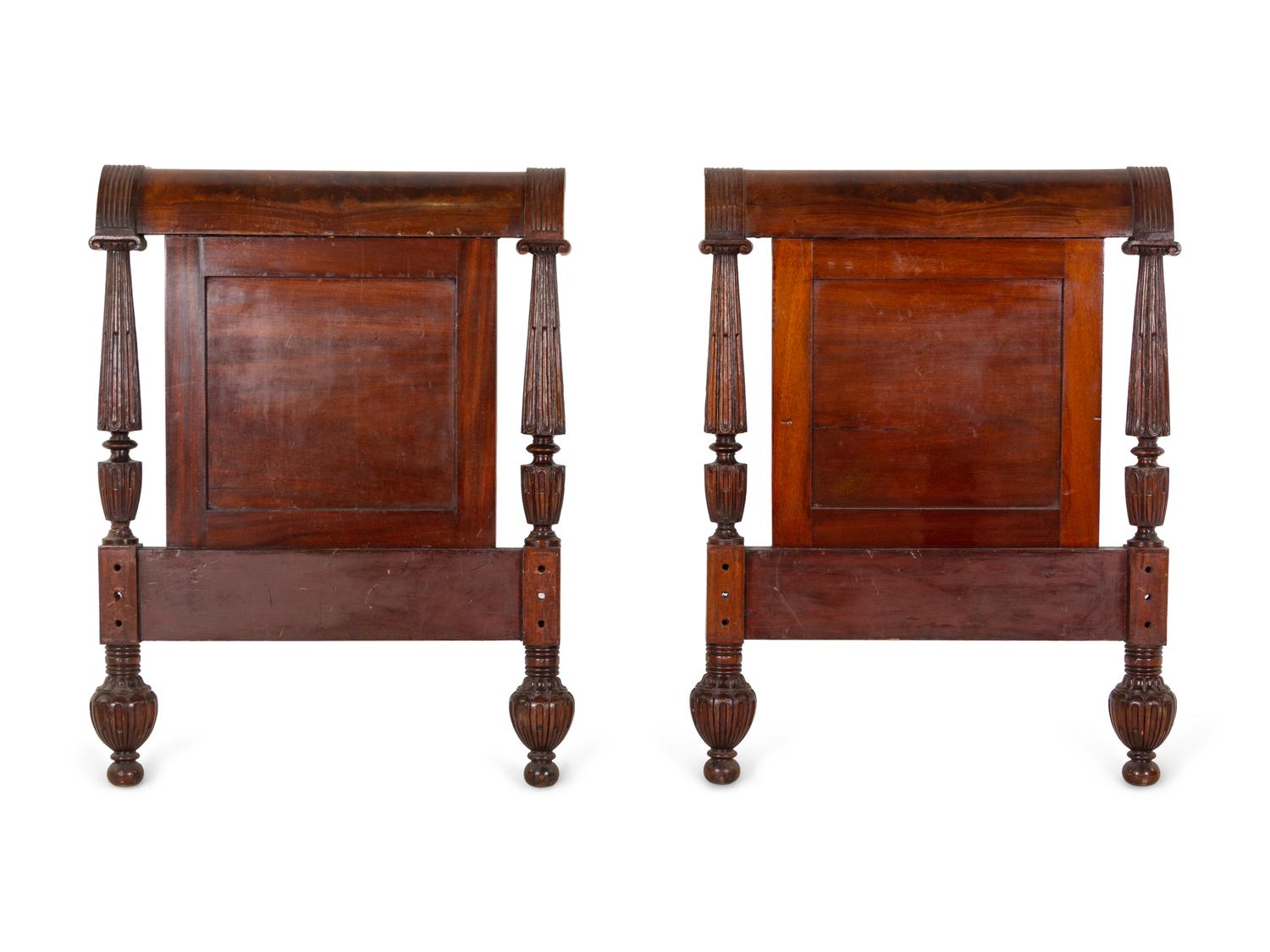 A Continental Mahogany Daybed
