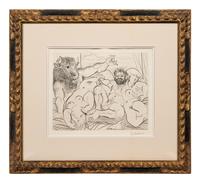 Scene Bacchique au Minotaure (from La Suite Vollard )