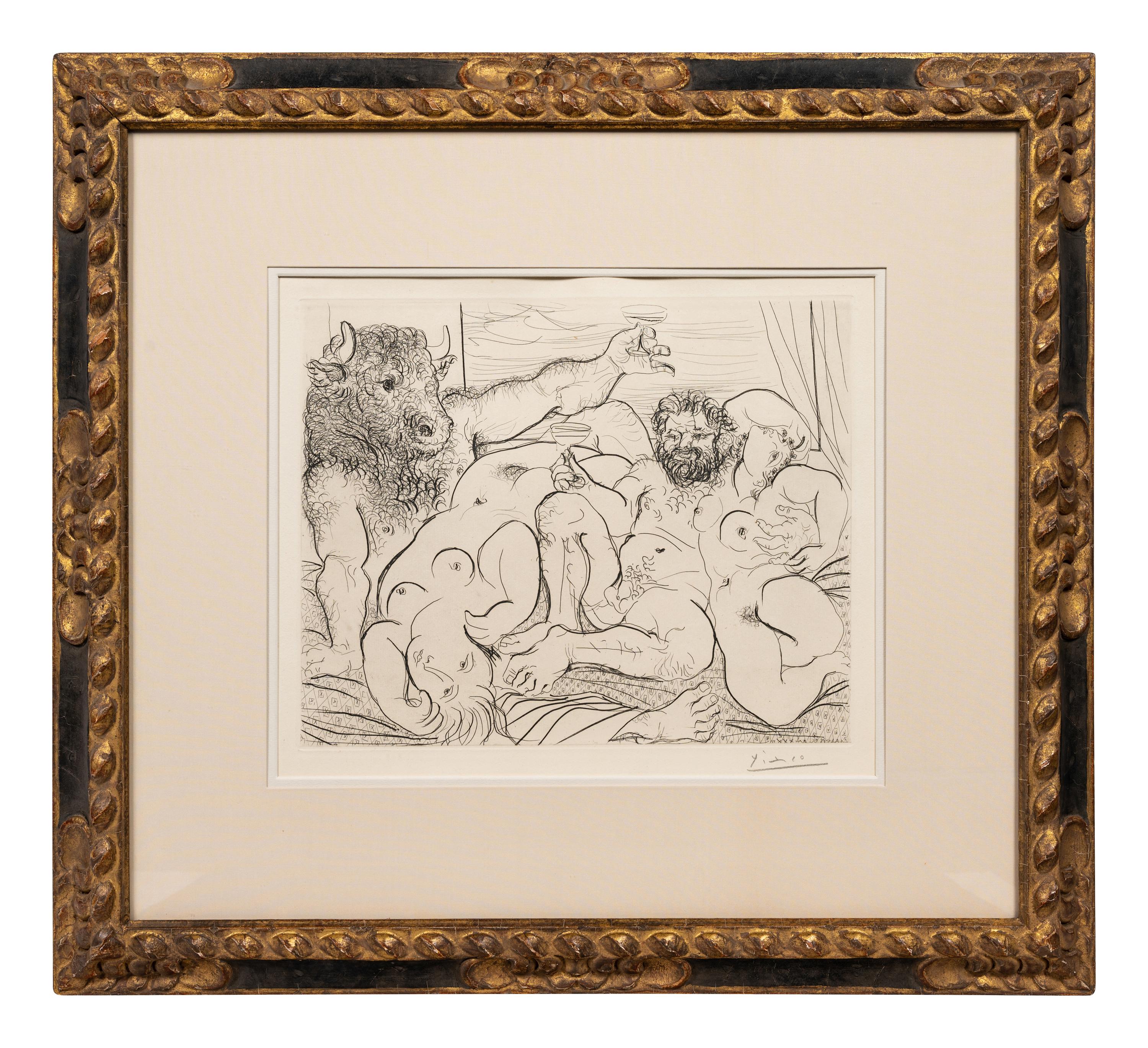 Scene Bacchique au Minotaure (from La Suite Vollard )