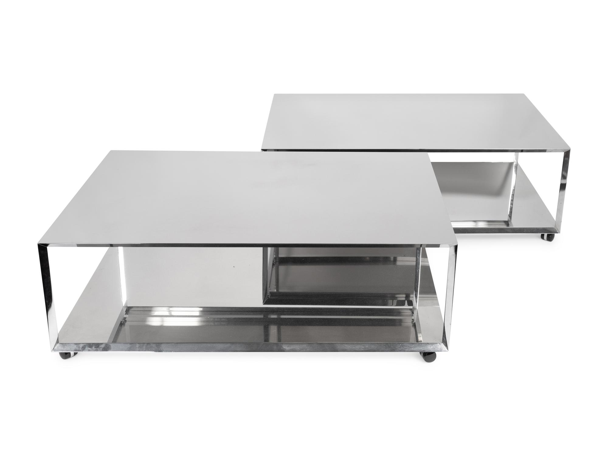 Pair of Two-Tiered Coffee Tables