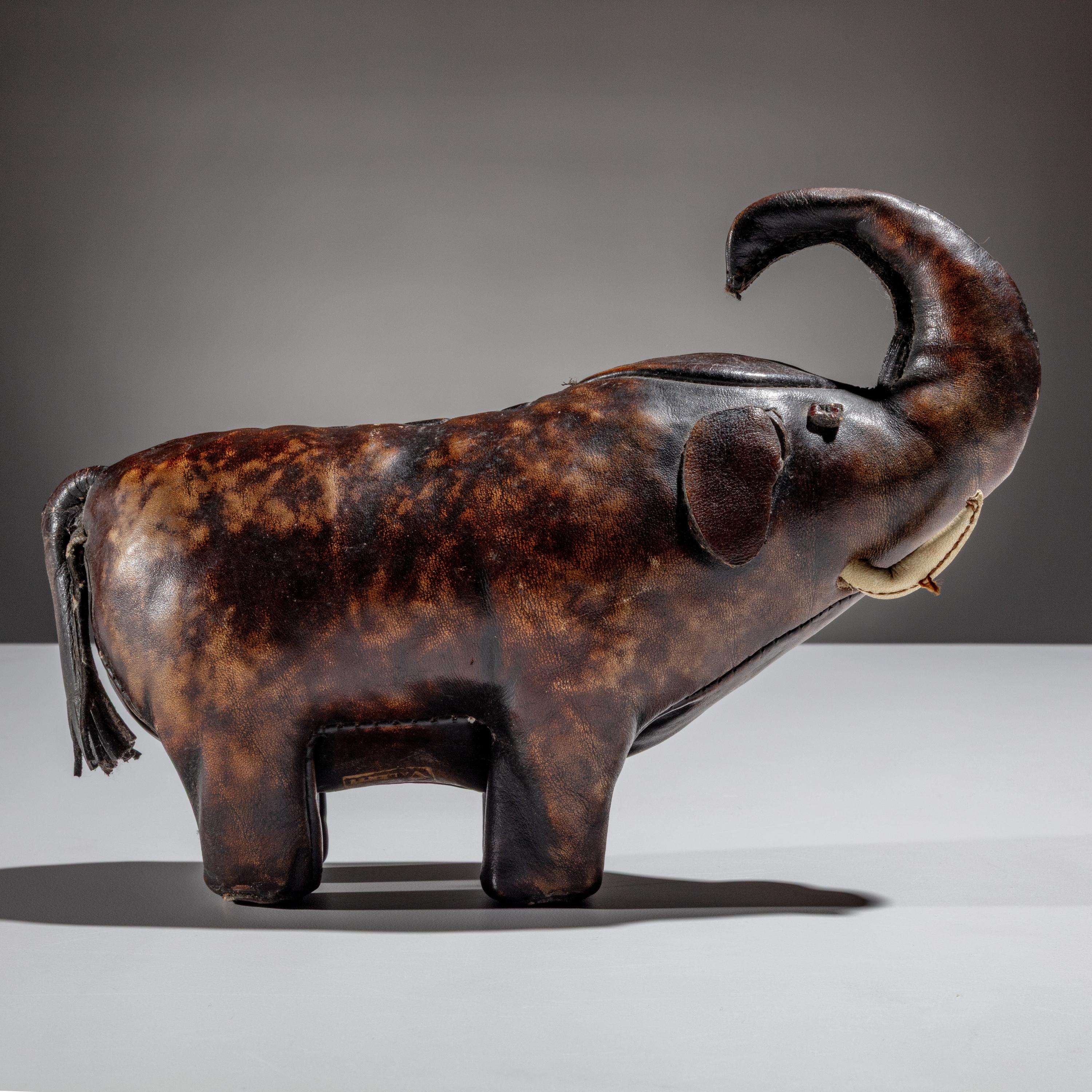Dimitri Omersa Mid-20th Century, One Example Italian, One example likely Spanish — Two Elephant Figures