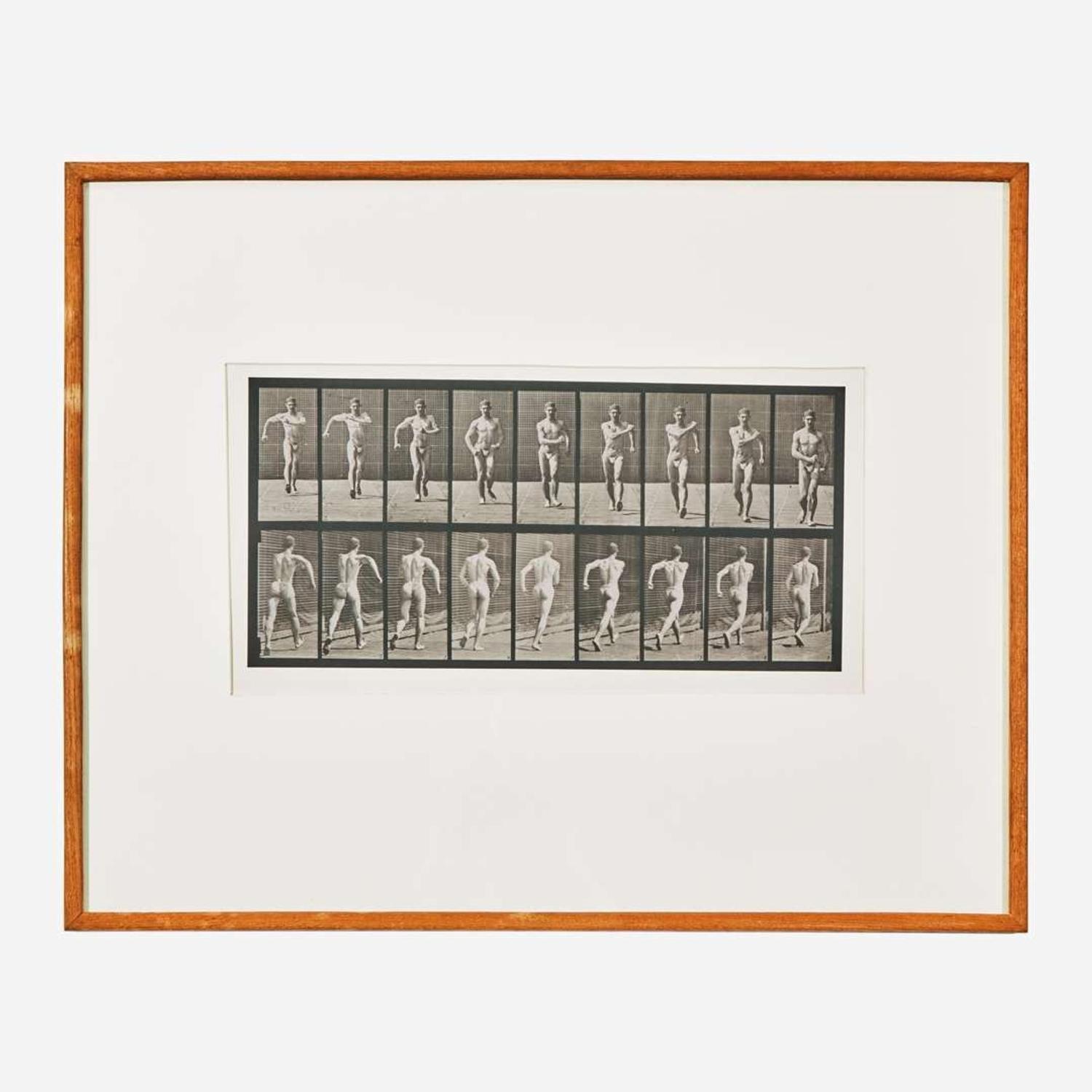 [Photography] Muybridge, Eadweard Animal Locomotion. Plate 3 (Man Walking)