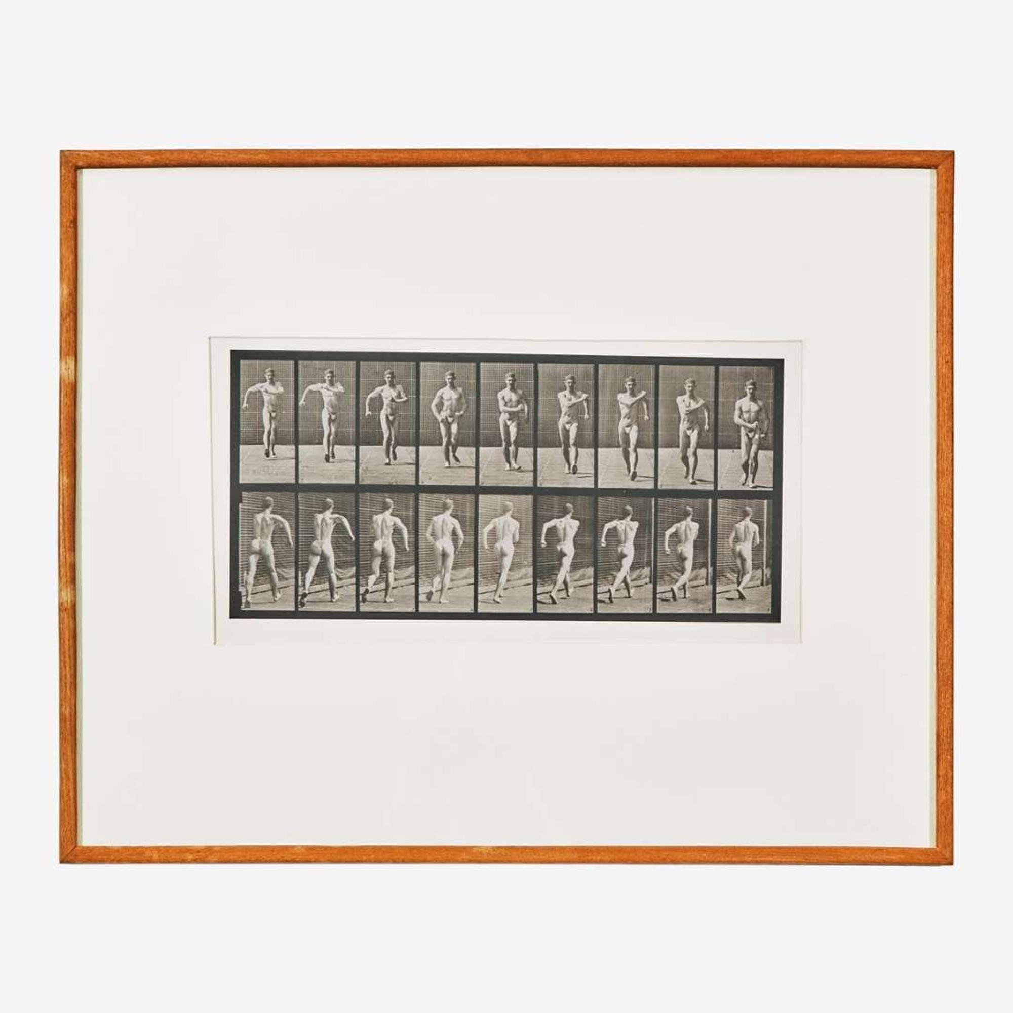 [Photography] Muybridge, Eadweard Animal Locomotion. Plate 3 (Man Walking)