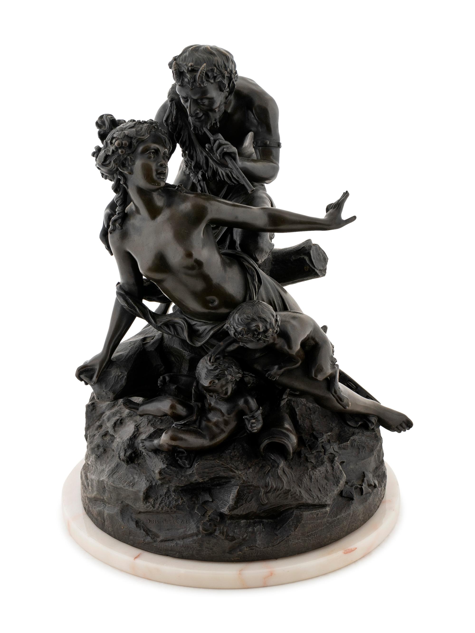 Bacchanalian Figural Group