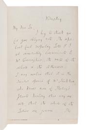 SHELLEY, Percy Bysshe (1792-1822). Letters of Percy Bysshe Shelley . London: Edward Moxon, 1852.