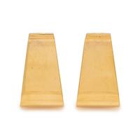 YELLOW GOLD EARCLIPS