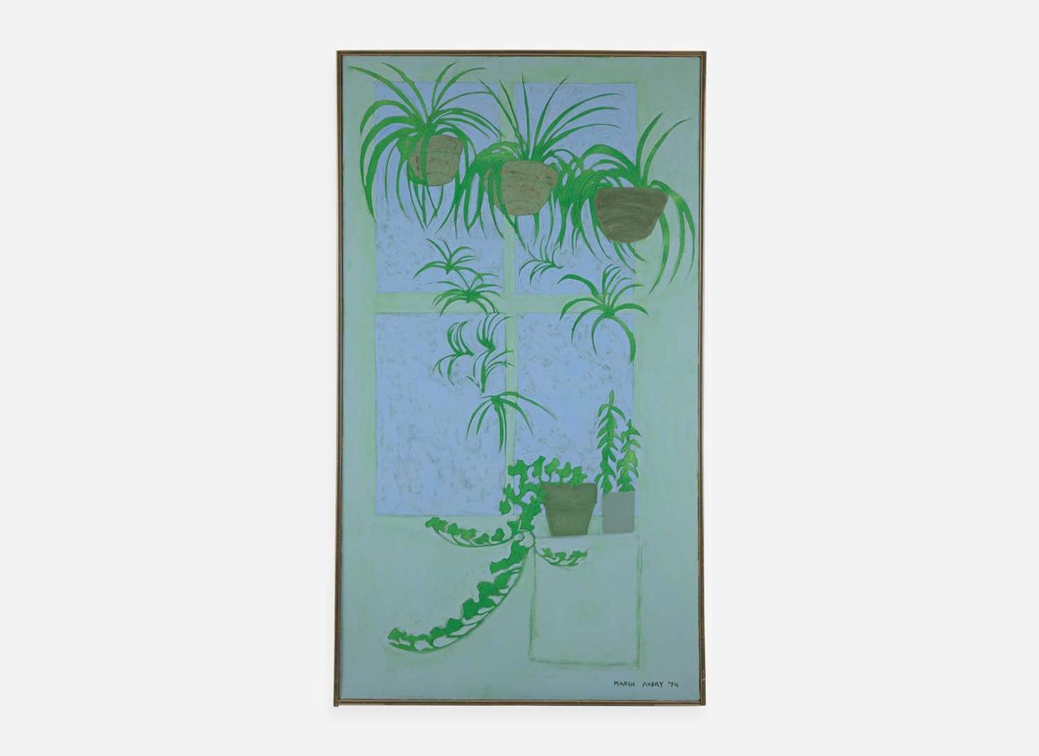 March Avery (American, b. 1932), Hanging Plants