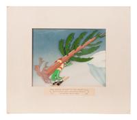 An Animation Production Cell From Disney's The Art of Skiing