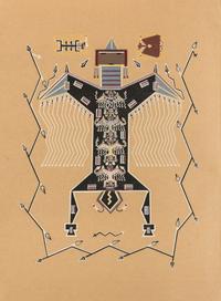 REICHARD, Gladys Amanda (1893-1955). Navajo Medicine Man: Sandpaintings and Legends of Miguelito. New York: J.J. Augustin, 1939.