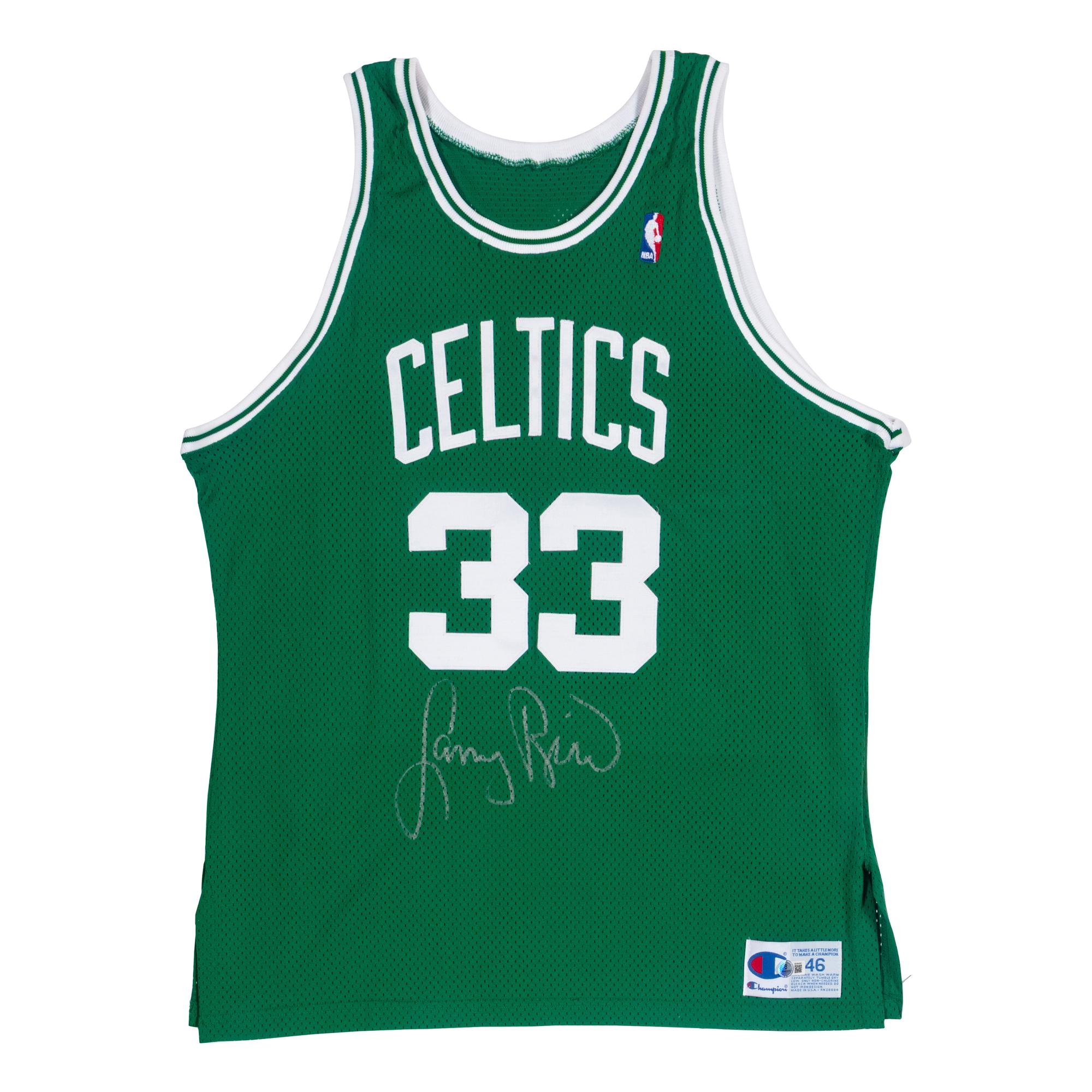 A Larry Bird Signed Autograph Boston Celtics Jersey (Beckett Authentication Services)
