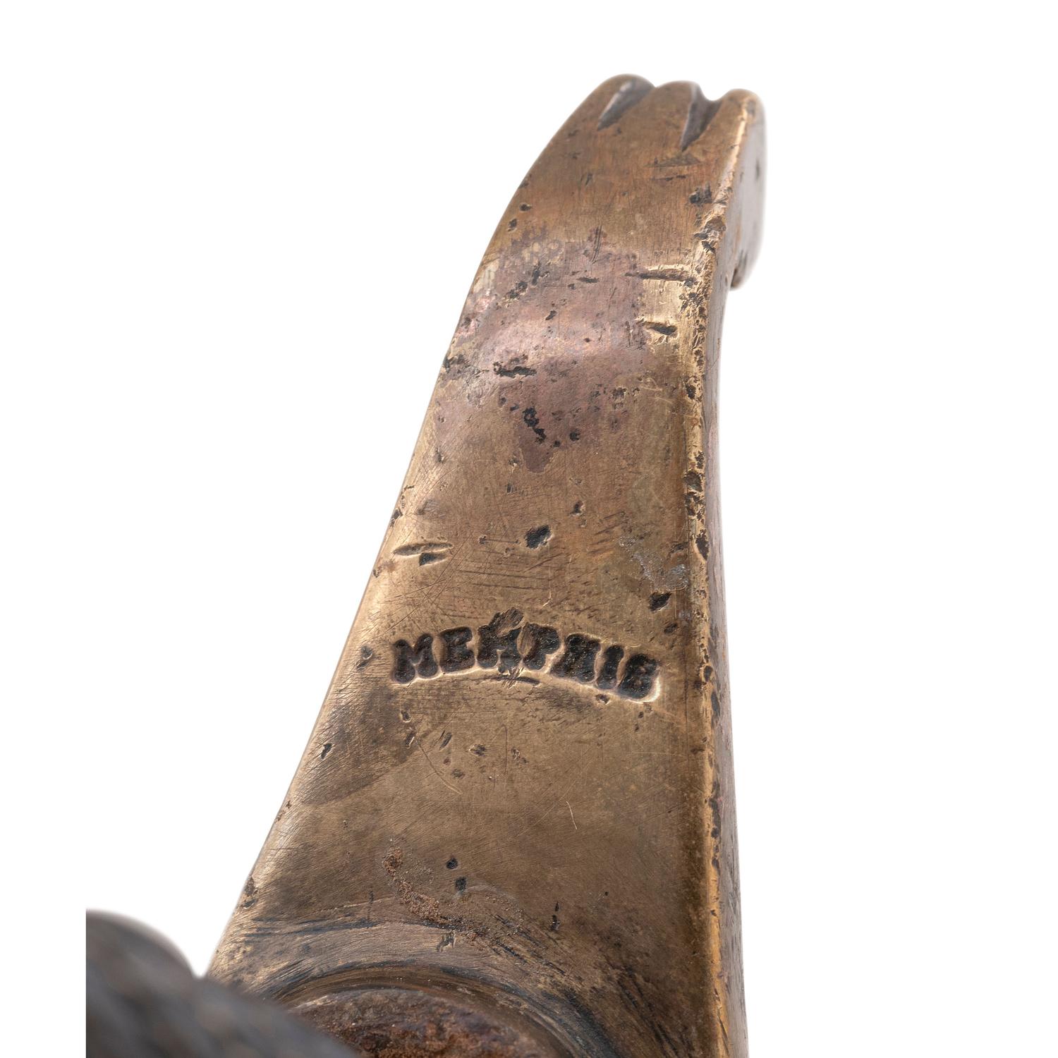 "Memphis" Marked Memphis Novelty Works Style S-Guard Fighting Knife