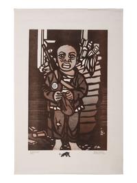[BLACK PANTHER PARTY]. DOUGLAS, Emory (b. 1943), artist. Free Huey . San Francisco, CA: [Black Panther Party, 1970].