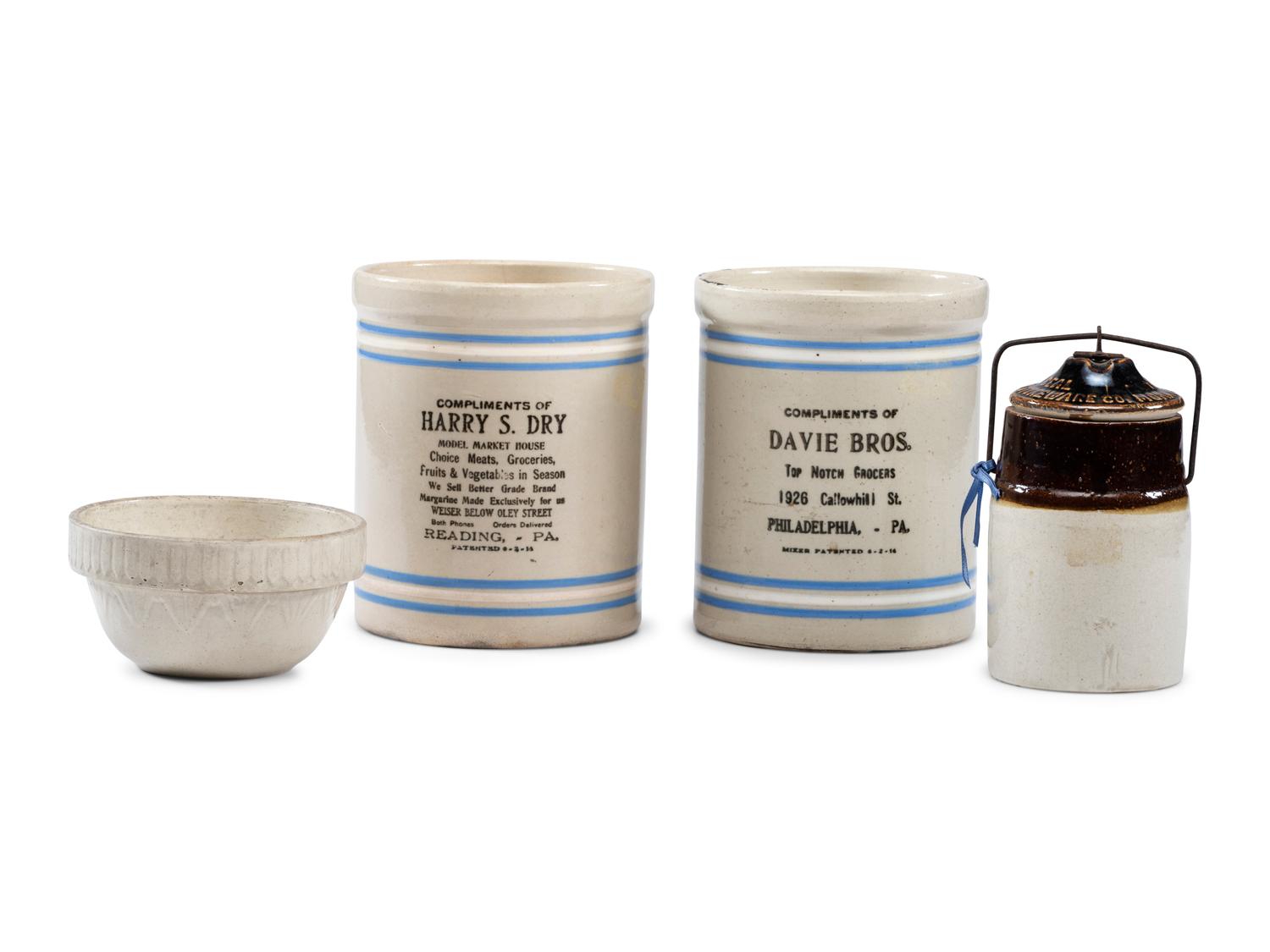 Four Stoneware Articles