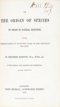 [Science, Medicine & Mathematics] Darwin, Charles. On the Origin of Species by Means of Natural Selection...