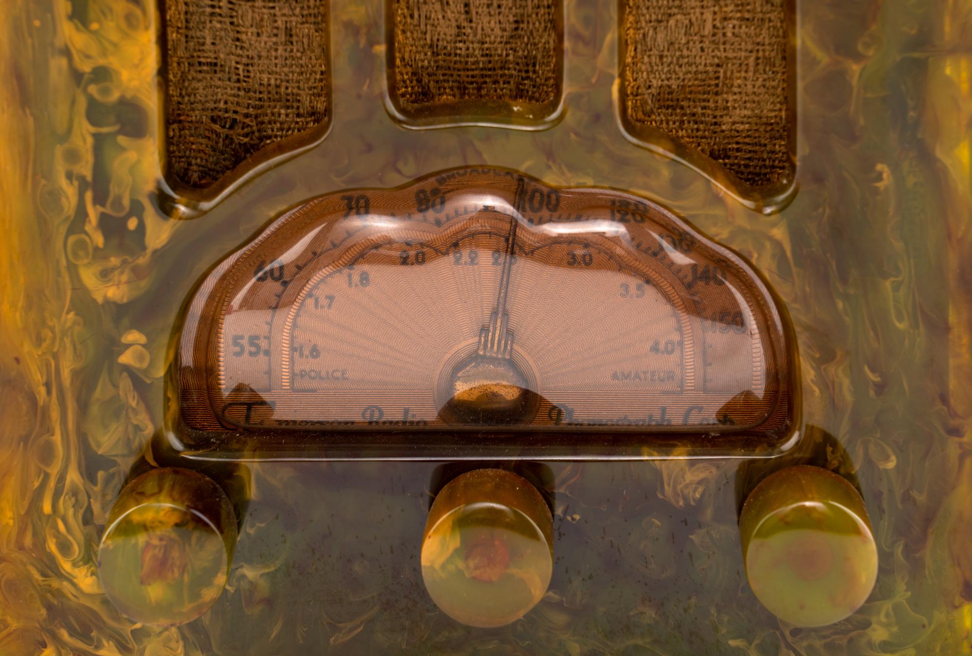 An Emerson AU190 Cathedral Radio