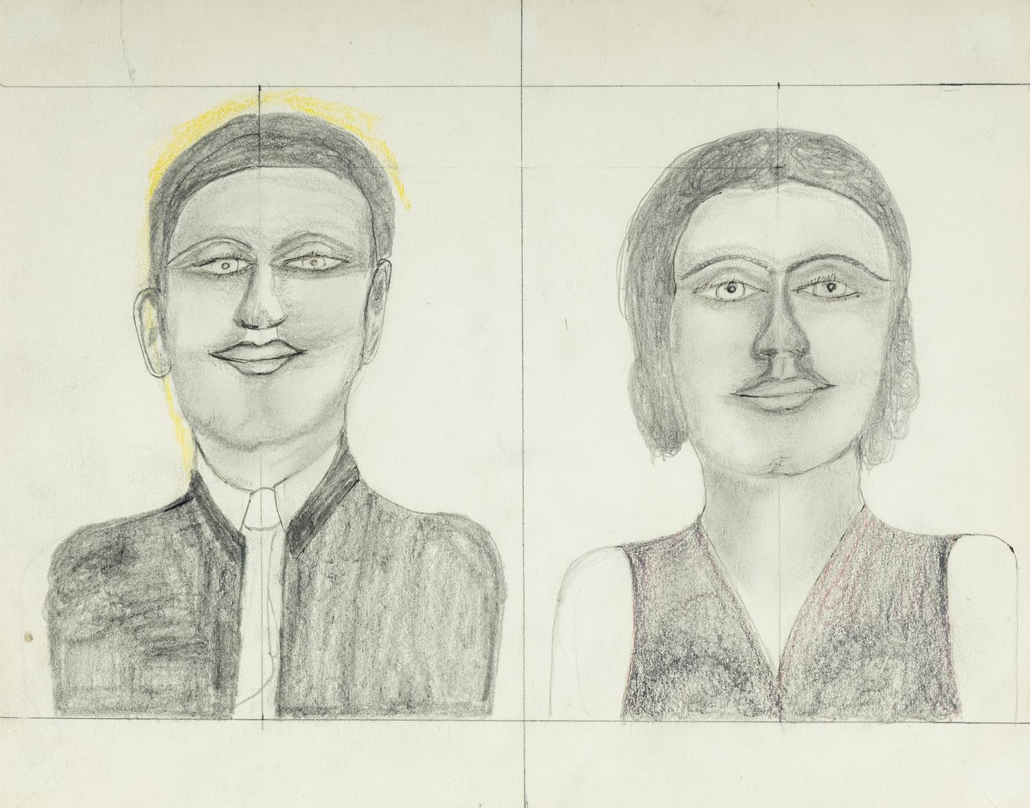Untitled (His and Hers Portrait)