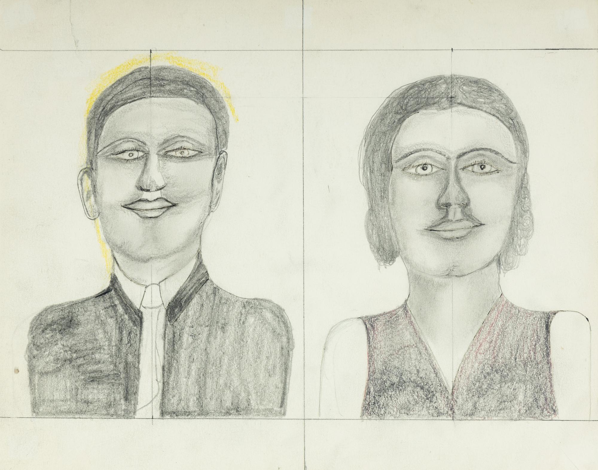 Untitled (His and Hers Portrait)