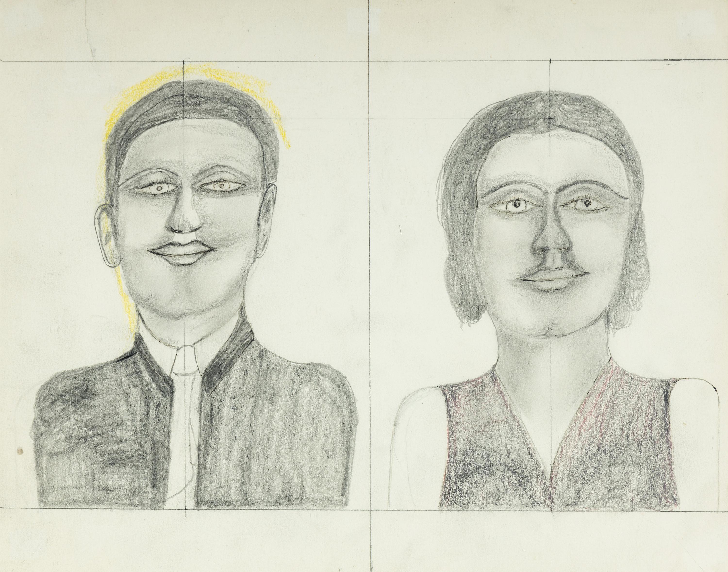 Untitled (His and Hers Portrait)